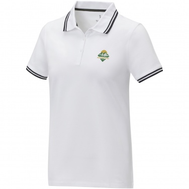 Logotrade promotional gifts photo of: Amarago short sleeve women's tipping polo